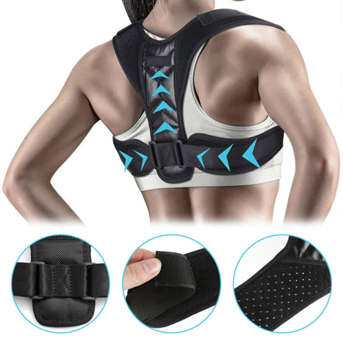 Posture Corrector Adjustable Back Brace Shoulder Support Clavicle Belt