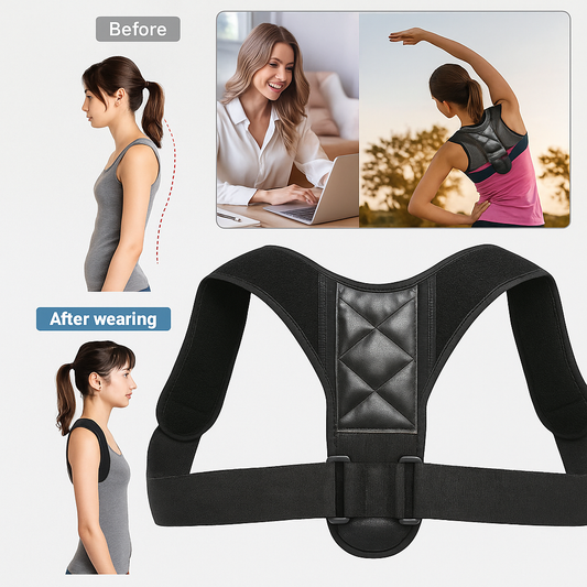 Posture Corrector Adjustable Back Brace Shoulder Support Clavicle Belt